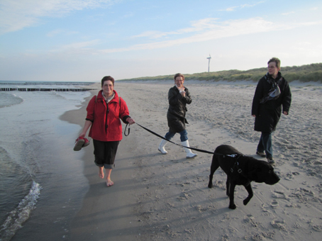 Wir haben Arco am Strand kennengelernt